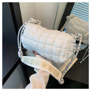 Ollie | Quilted Nylon Crossbody Messenger Travel Bag