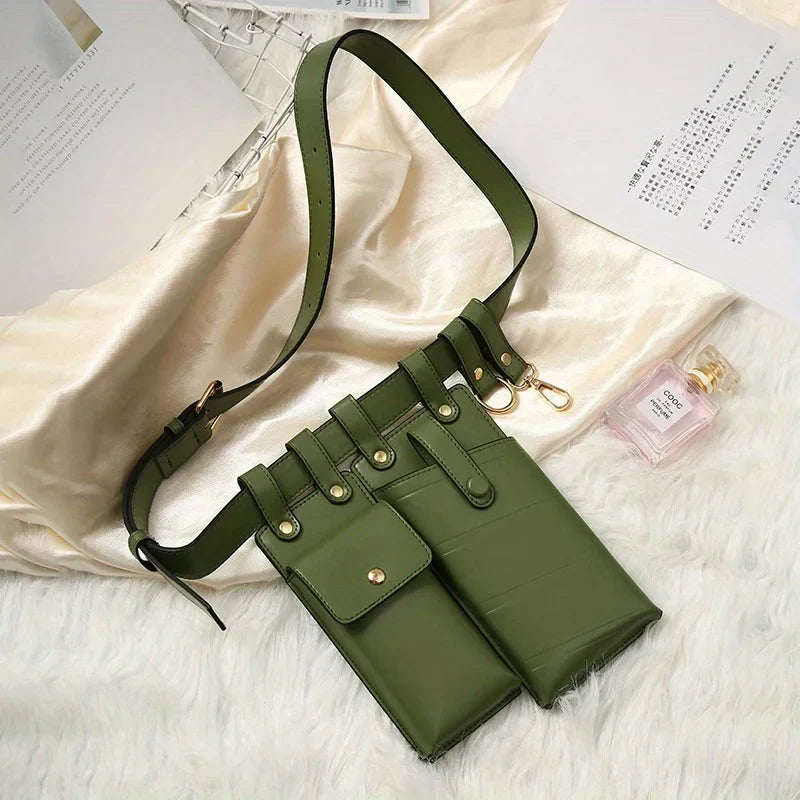 Lizzy | Versatile Dual Pocket Belt Bag for Convenient Storage