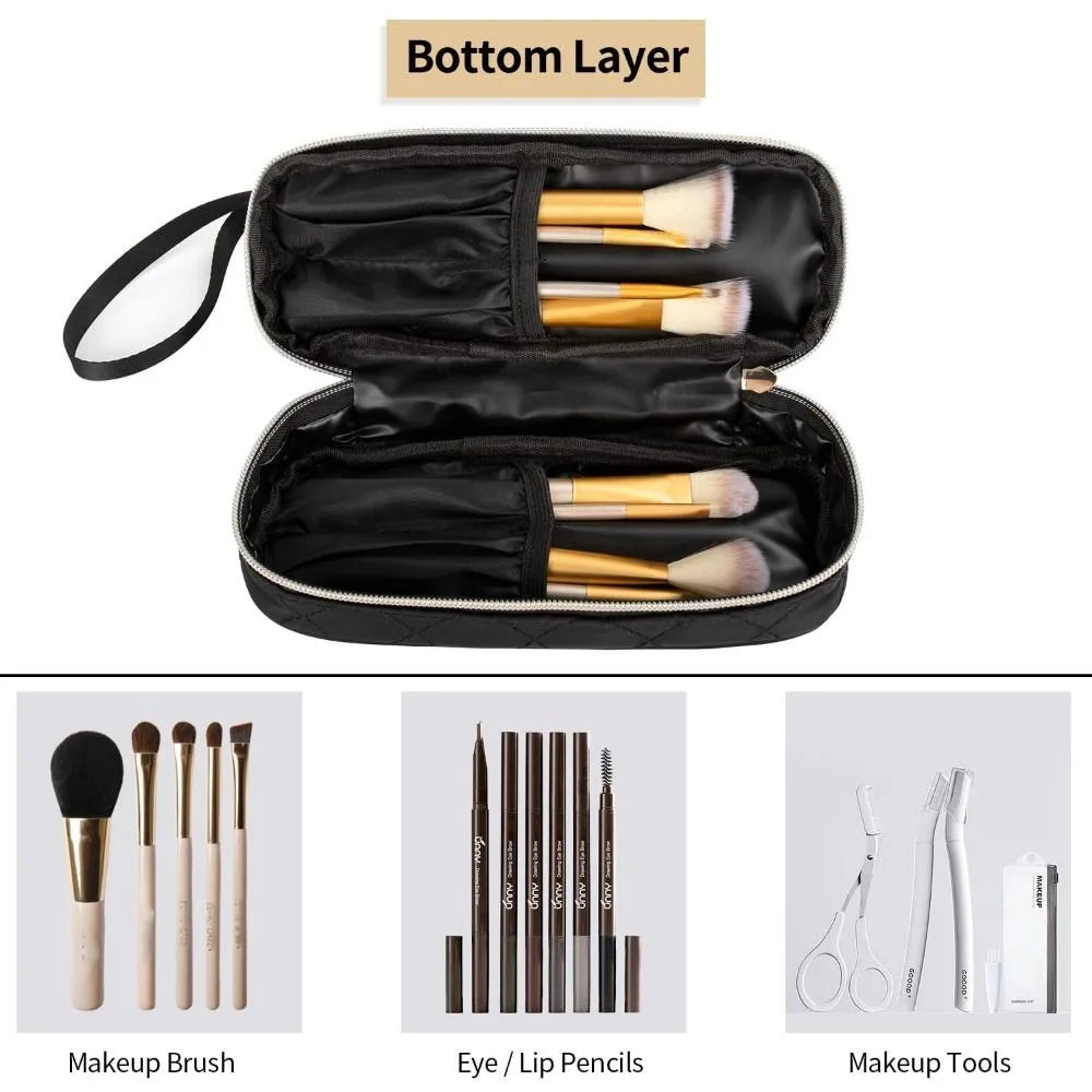 Emma | Stylish, compact, and organized cosmetic bag