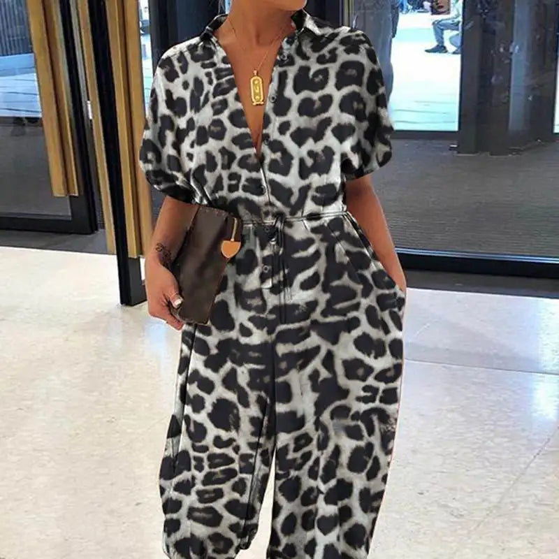 Olivia | Overall V-Neck Jumpsuit