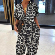 Olivia | Overall V-Neck Jumpsuit