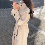 Keanne | Elegant Long Winter Trench Coat for Women
