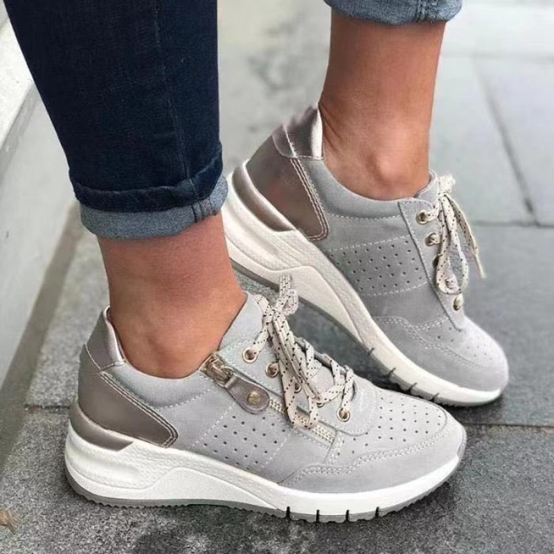 Hayley | Zip Up Sneakers Women