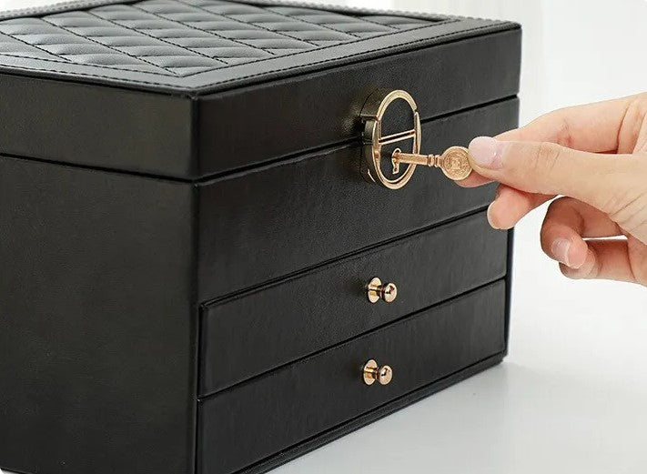 LuxeVault | Triple Layer Jewelry Organizer