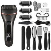 Waterproof electric foot exfoliator