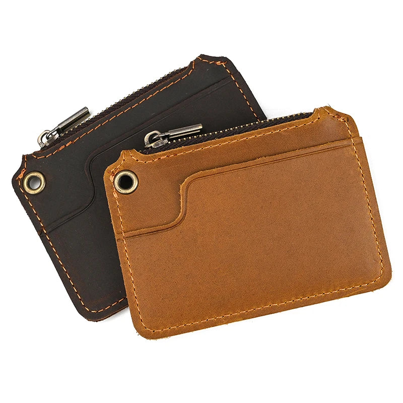 Dani | Vintage Genuine Leather Travel Bag with Coin Pocket
