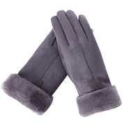 Ava | Cozy & Stylish Furry Winter Gloves