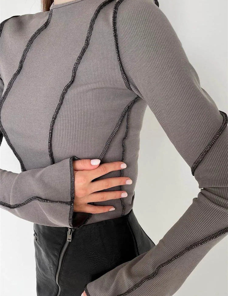 Ribbed stingray top - Roxanne