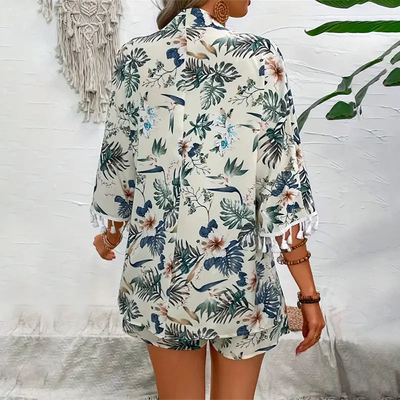 Dianella | Flower Printed Summer Set for Women
