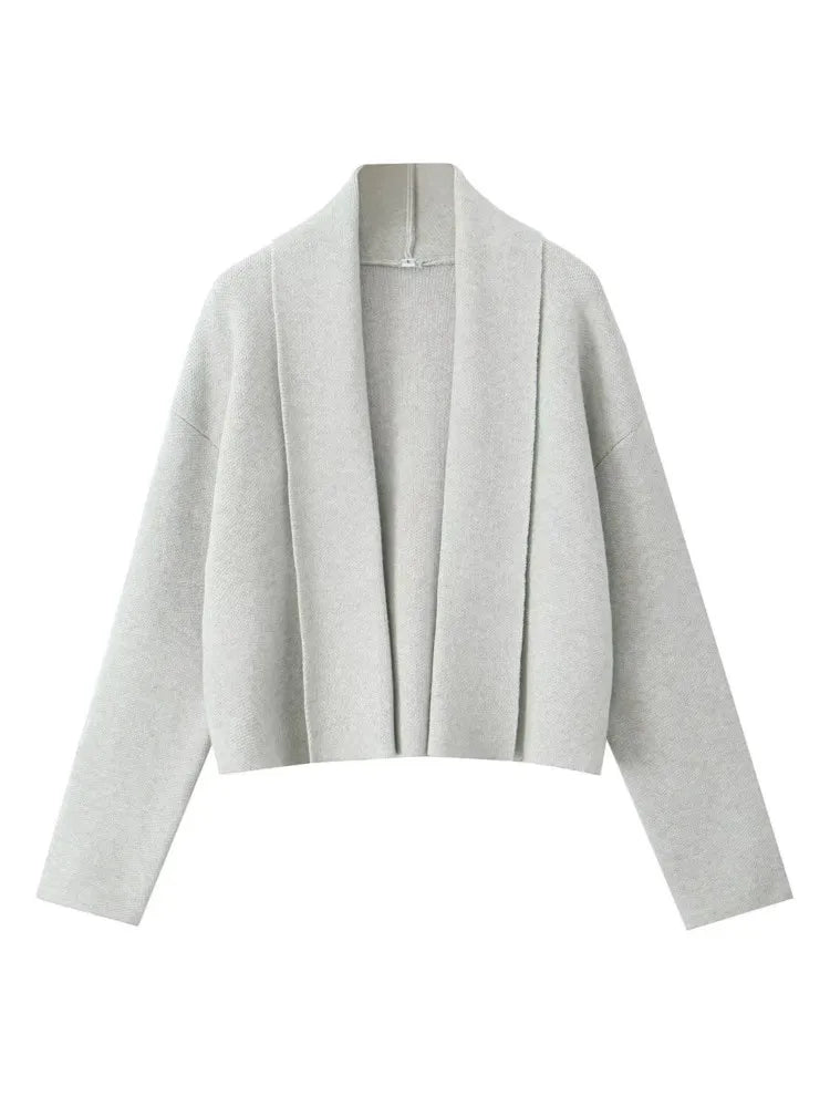 Faye |  Autumn Cardigan with Shawl Collar
