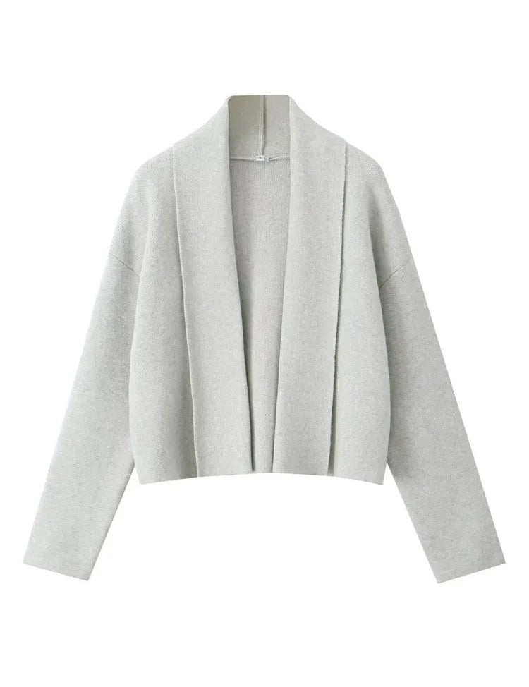 Faye |  Autumn Cardigan with Shawl Collar