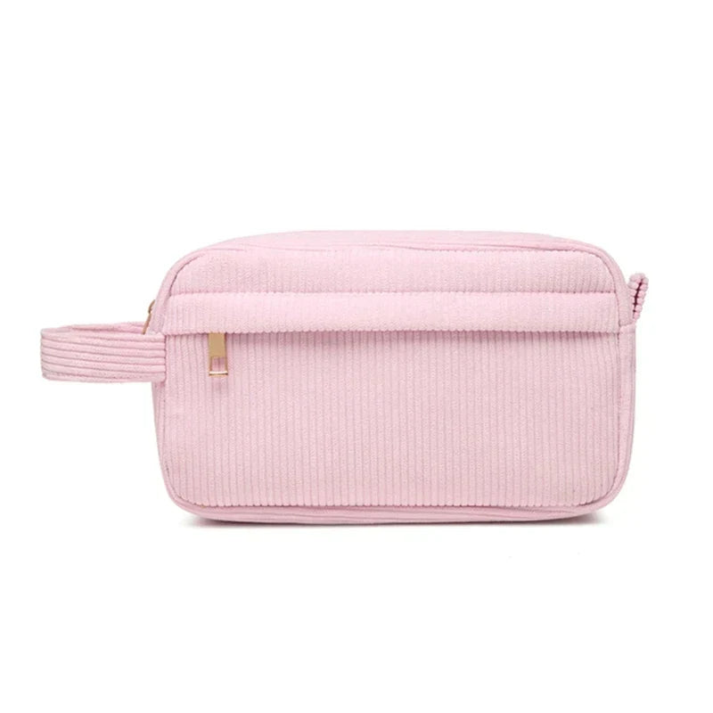 Kamiyah | Soft Cord Cotton Cosmetic Bag for Travel