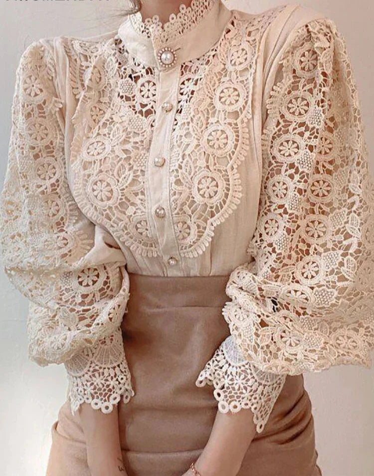 Julia | Sophisticated Long Sleeve Turtleneck Shirt