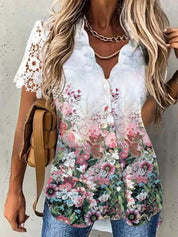 Christina | Lightweight Floral Blouse