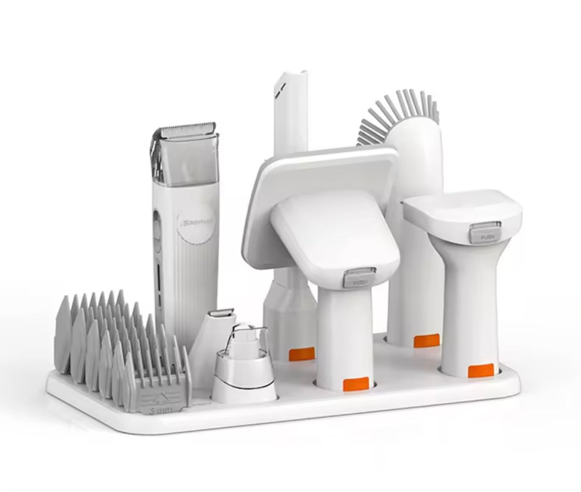 Dogs and cat clockwise with built -in vacuum cleaner - Groomommaster Pro