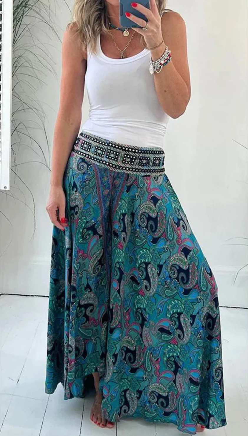Carline | Culottes Flower Print