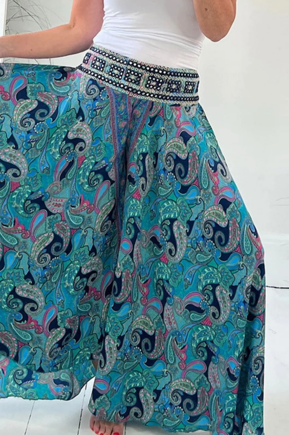 Carline | Culottes Flower Print