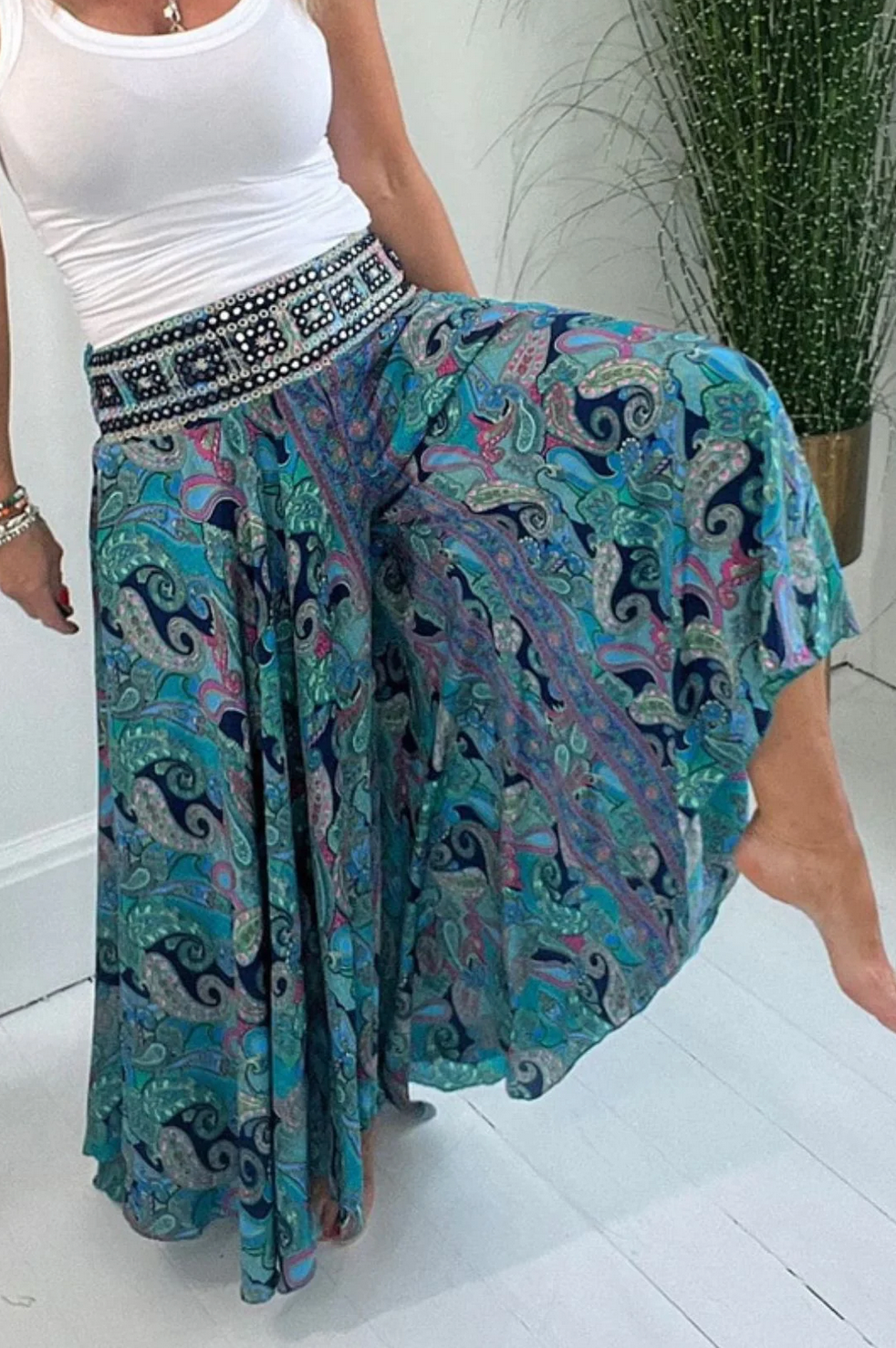 Carline | Culottes Flower Print