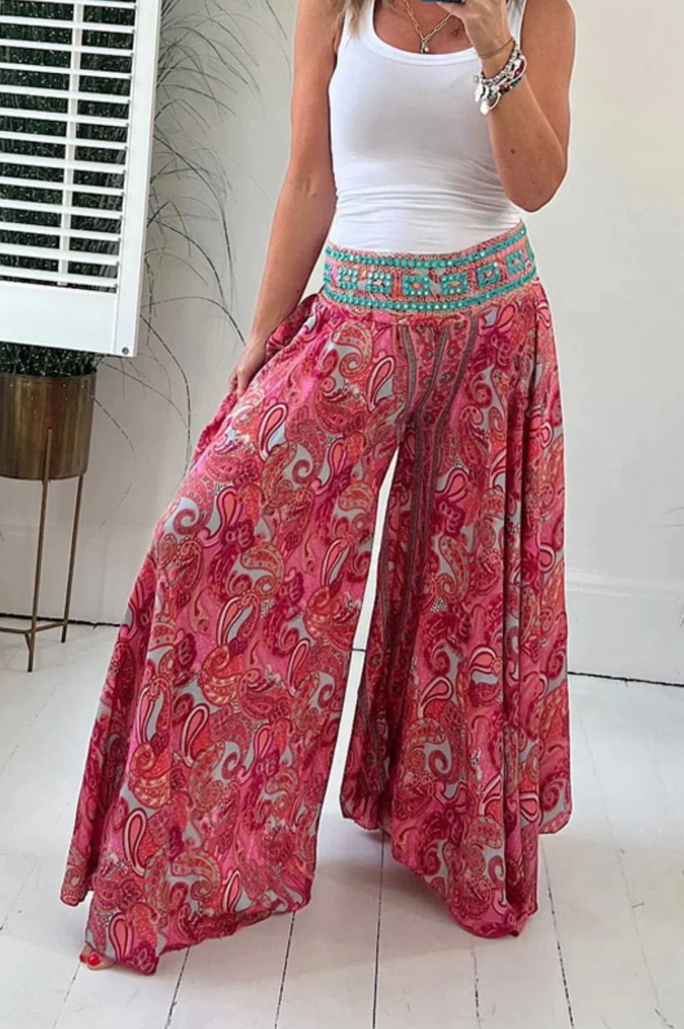 Carline | Culottes Flower Print