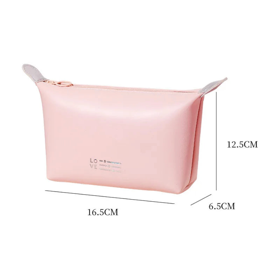 Emmeline | Solid Color Large Capacity Cosmetic Pouch