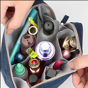 Jolie | Large waterproof makeup cosmetic toiletry bag organizer