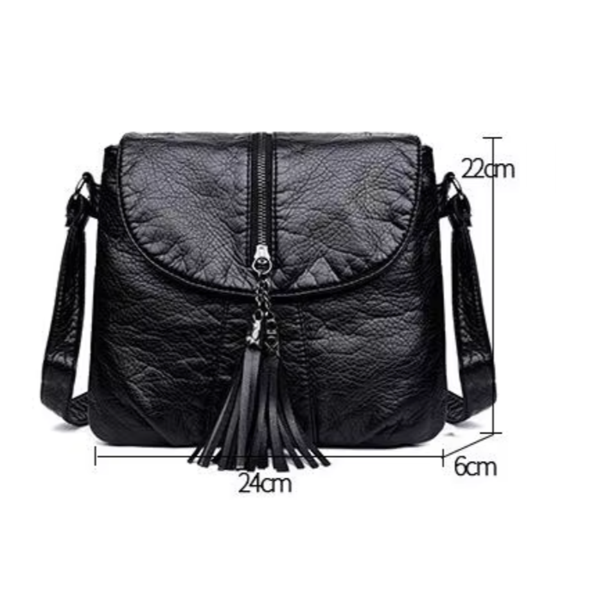 Toni | Elegant Crossbody Bag with Tassel Accent