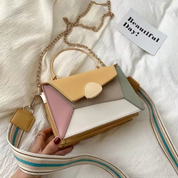 Lianne | Modern Handbag with Geometric Design and Chain Strap