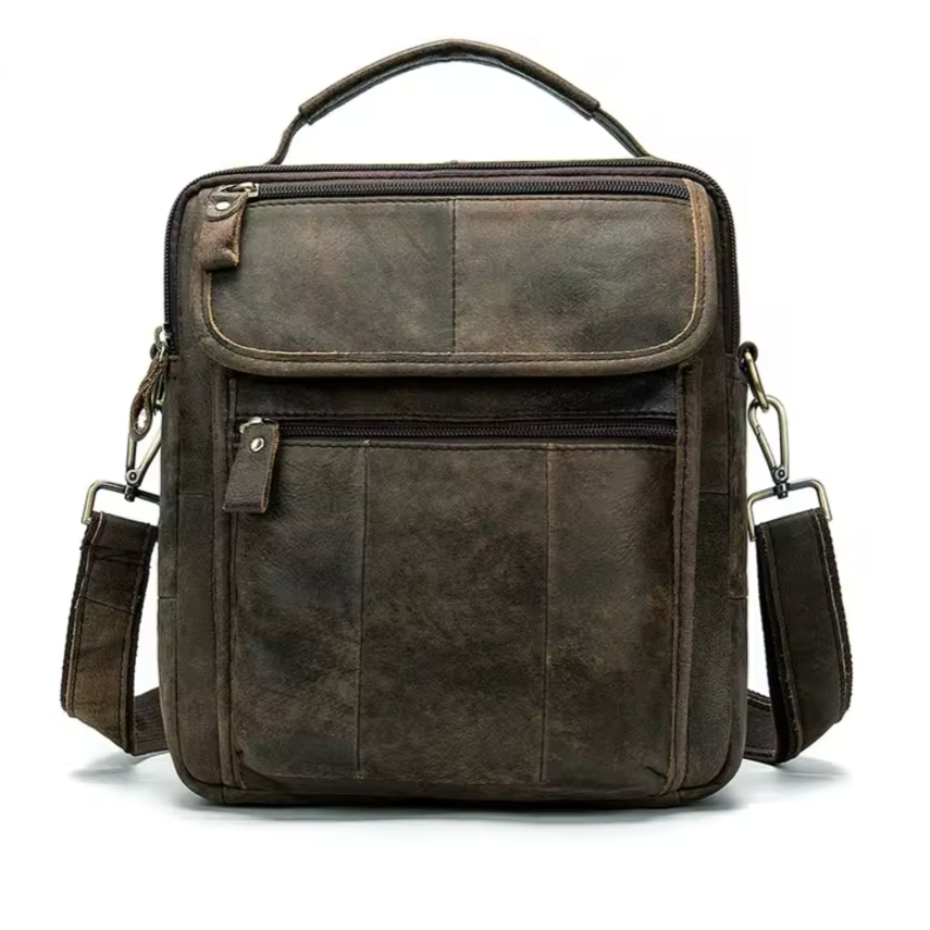 Damian | Classic Shoulder Bag with Multi-Pocket Design