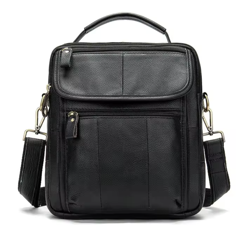 Damian | Classic Shoulder Bag with Multi-Pocket Design