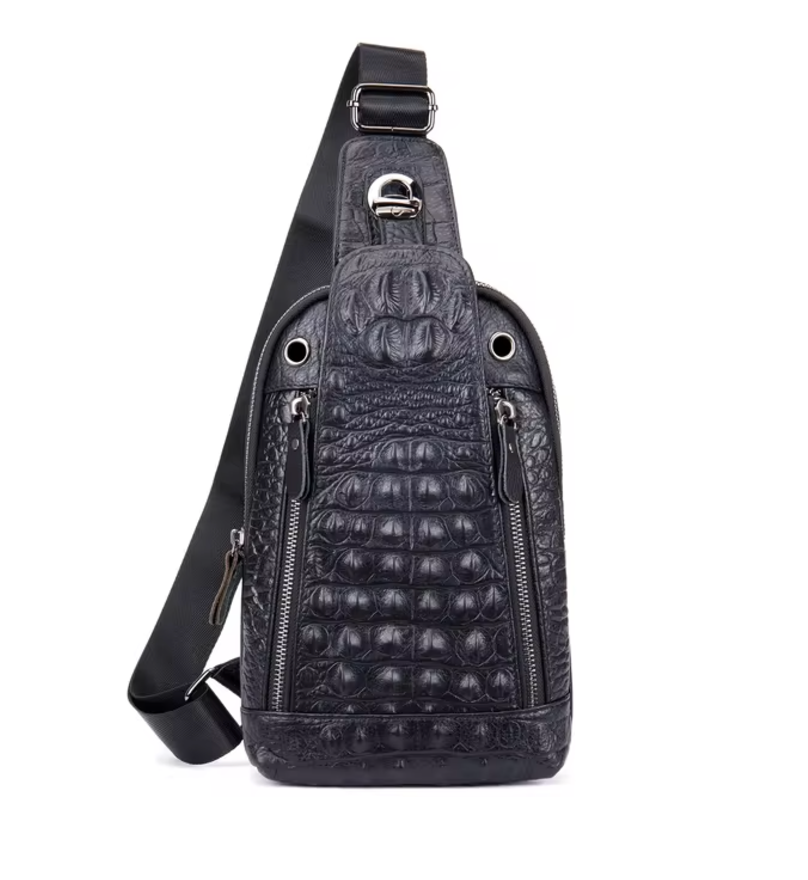 Joey | Croc-Embossed Sling Bag with Sleek and Compact Design
