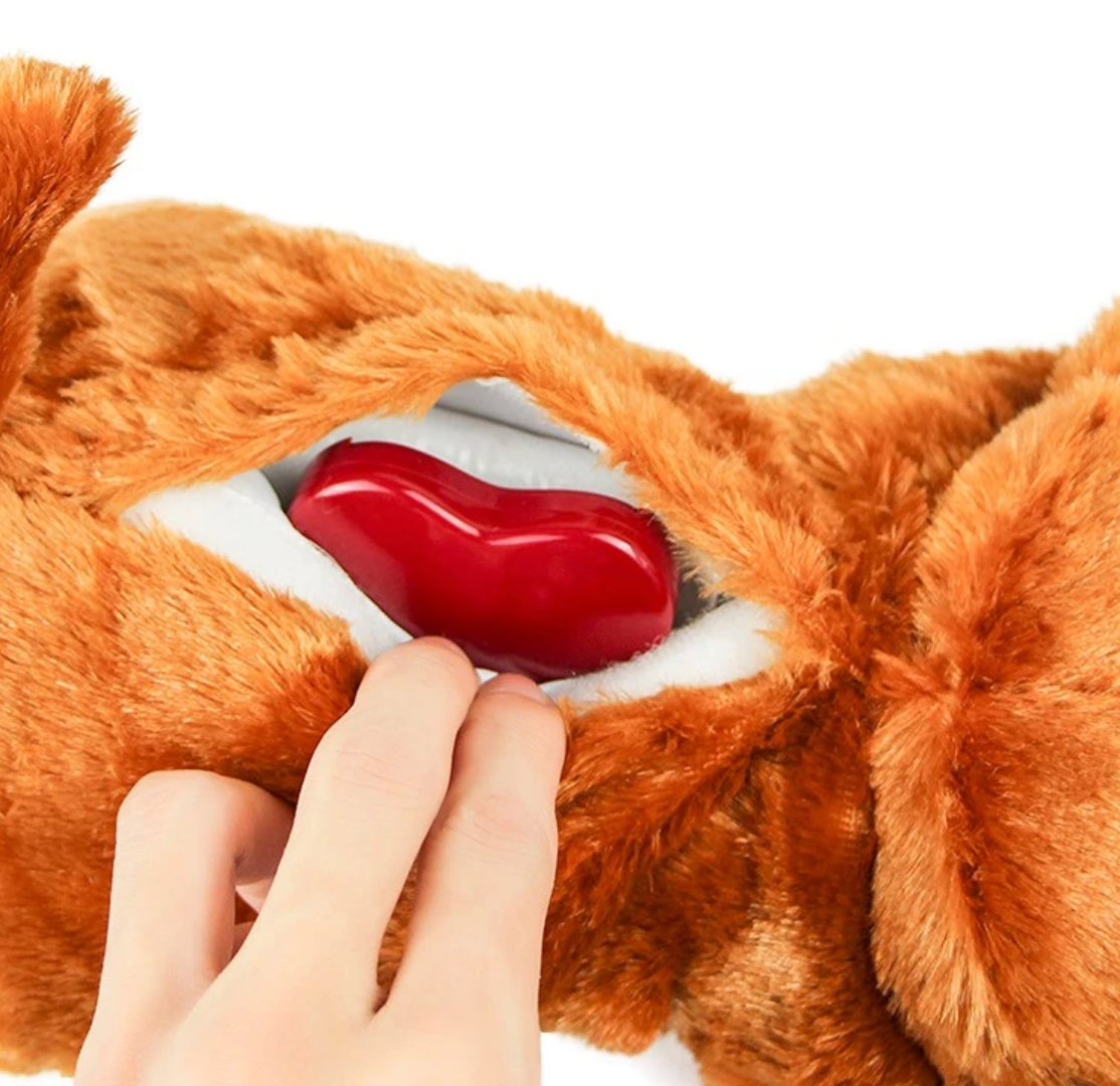 Plush hug to fear