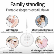 White noise machine USB rechargeable & sleep tranquilizer