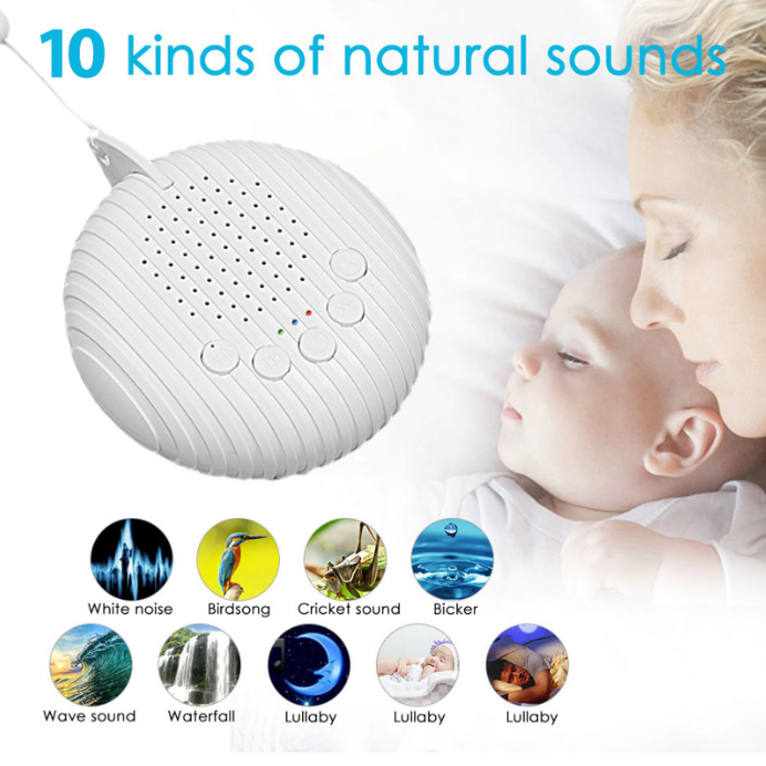 White noise machine USB rechargeable & sleep tranquilizer
