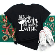 Gabriella | Stylish Christmas Wine Glass Shirt