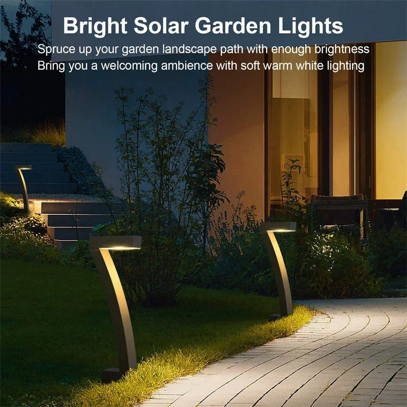 Solar LED Garden Lights - Waterproof Outdoor Pathway Spotlights for Yard & Driveway-4