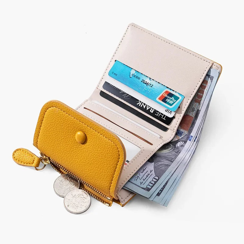 Araceli | Short Mini Travel Wallet with Snap Closure