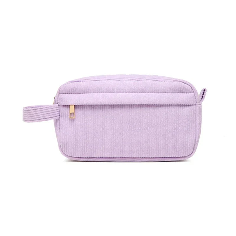 Kamiyah | Soft Cord Cotton Cosmetic Bag for Travel