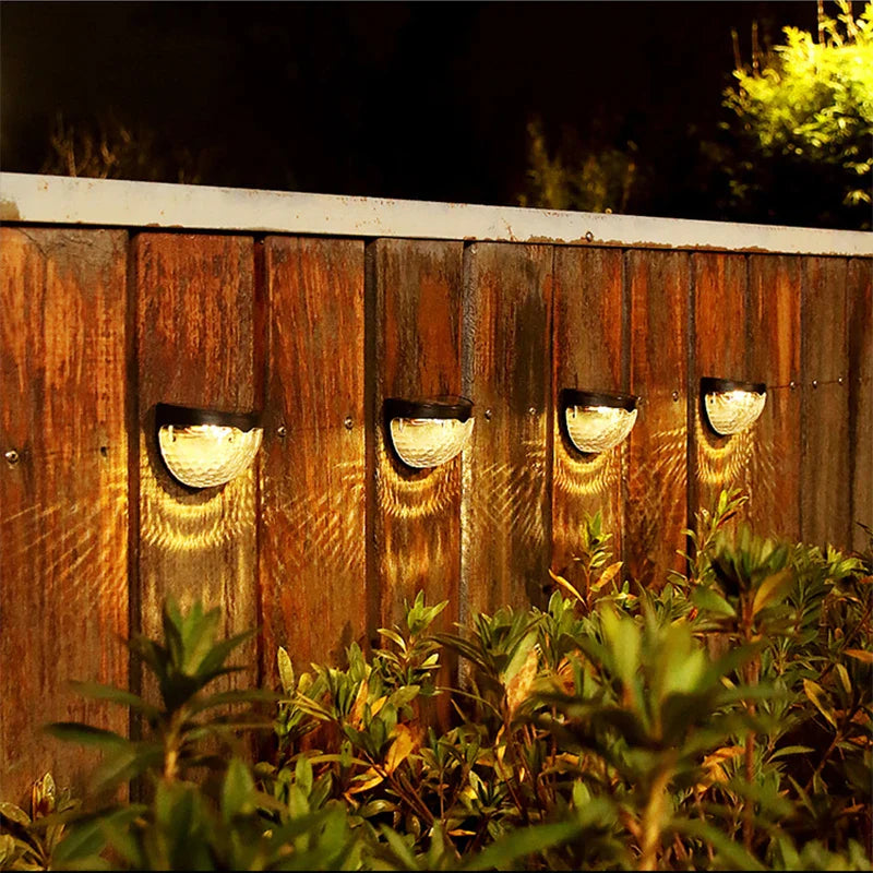 Solar Wall Lights Outdoor - Waterproof LED Garden Lights for Driveway & Patio-5