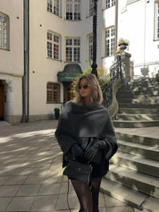 RUTH | Stylish wool jacket with scarf