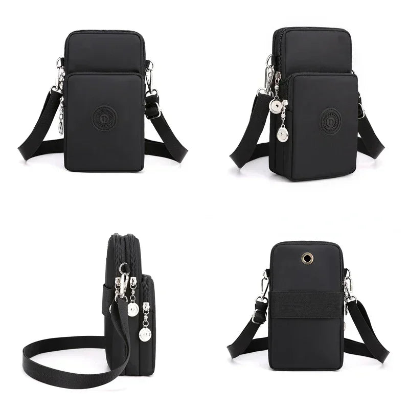 Allyson| Waterproof Compact Multi-Pocket Crossbody Bag for Daily Essentials