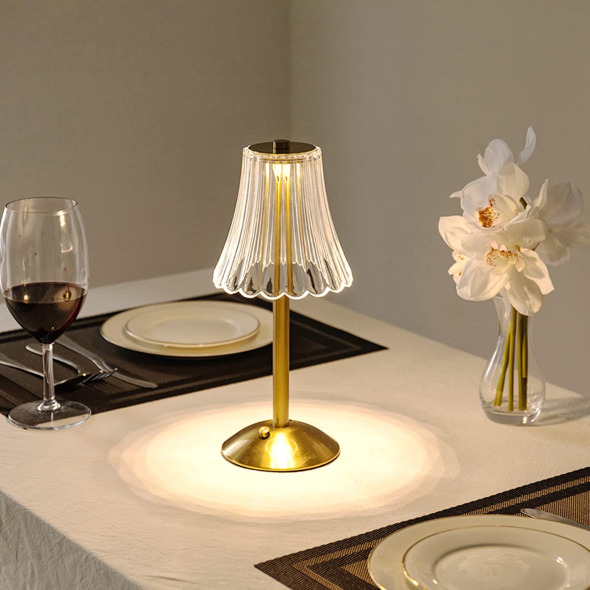 Diamond - LED Retro Table Lamp USB Rechargeable