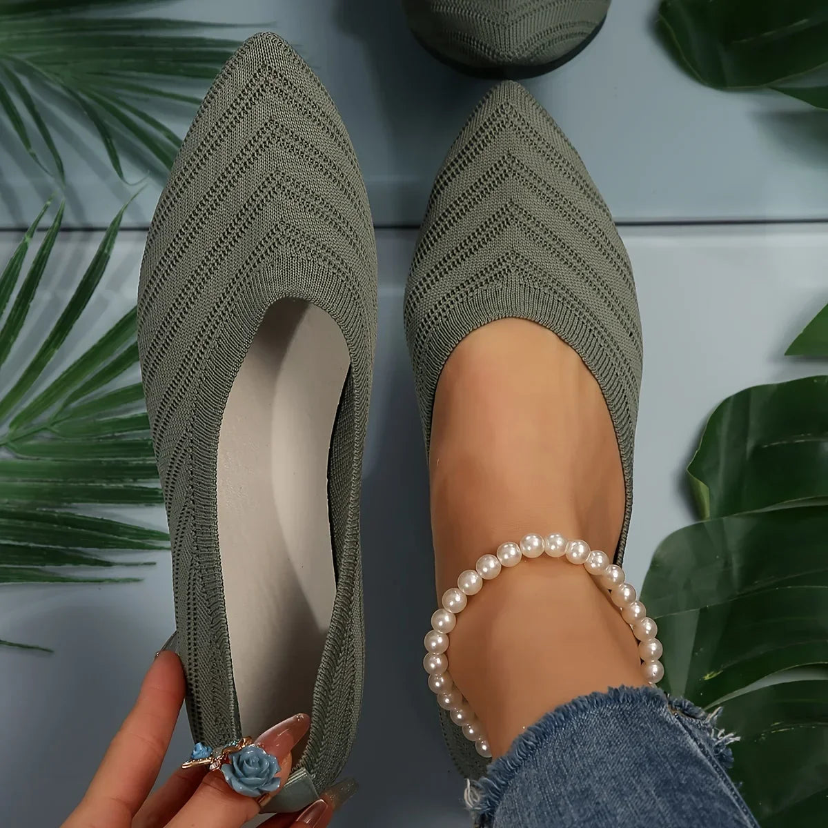 Anica | Casual & Breathable Ballet Loafers