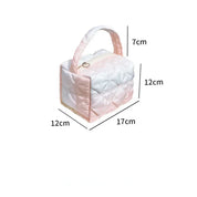 Lilia | Stylish and Compact Quilted Cosmetic Bag