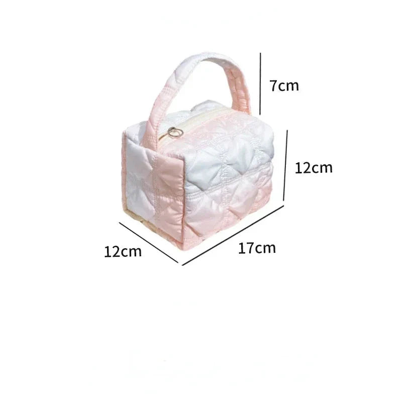 Lilia | Stylish and Compact Quilted Cosmetic Bag