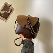 Elsa | Mini Crossbody Bag with Braided Strap Accent