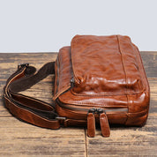 Joseph | Vintage Multi-Function Crossbody Bag with Secure Zippers