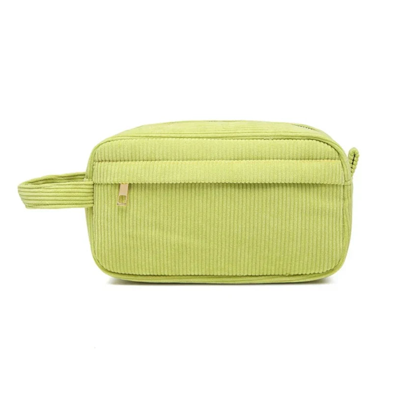 Kamiyah | Soft Cord Cotton Cosmetic Bag for Travel