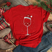 Gabriella | Stylish Christmas Wine Glass Shirt