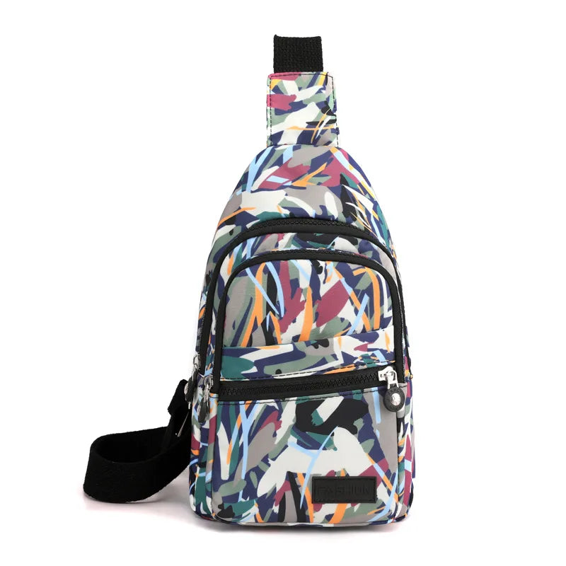 Gracie | Nylon Waterproof  Colorful Sling Bag
