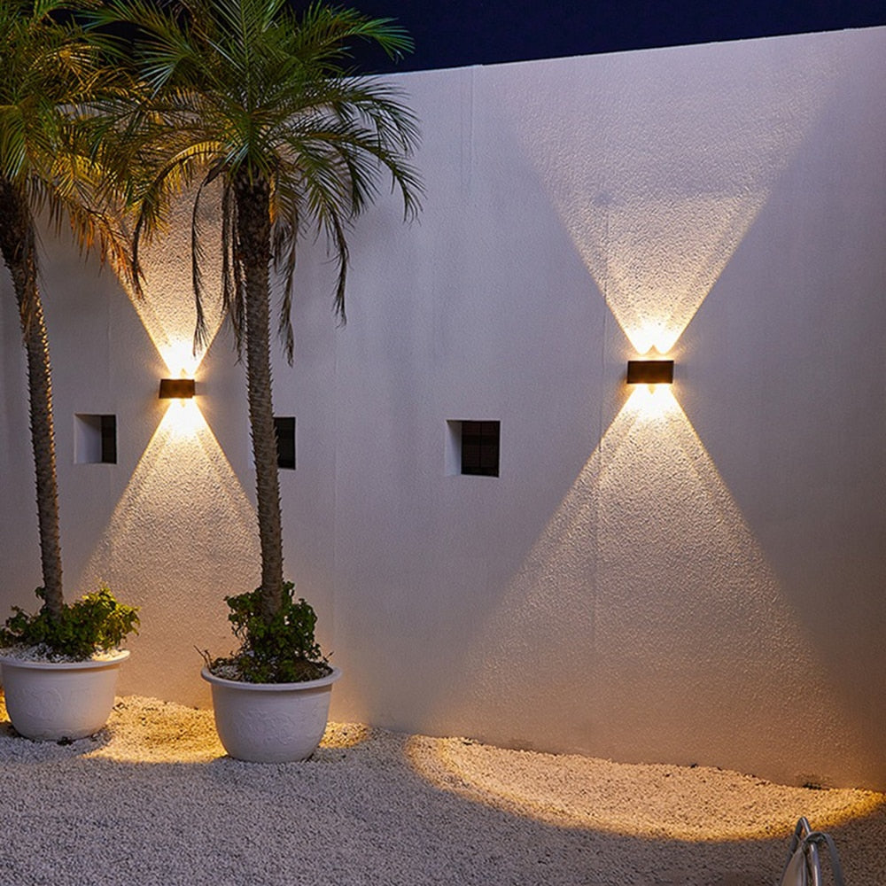 LuminousGlow | Energy-Efficient Solar LED Outdoor Wall Light